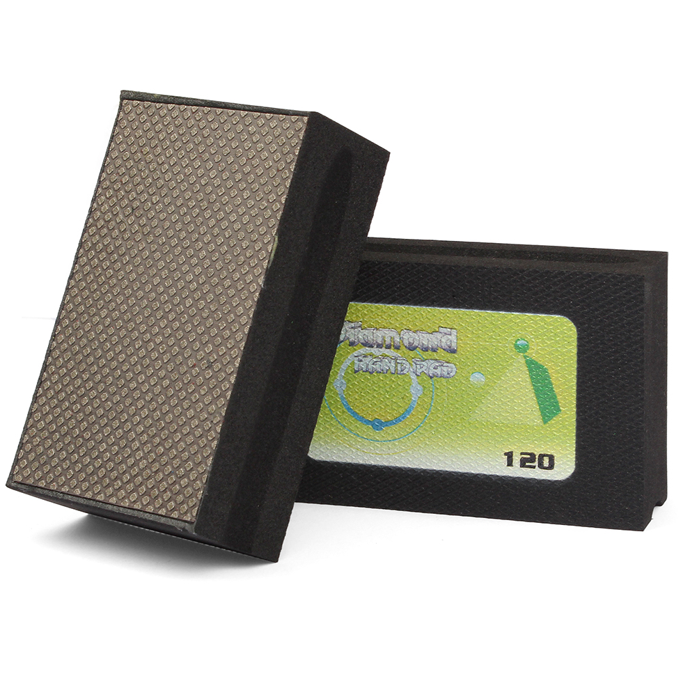 Electroplated Diamond Hand Polishing Pad, 60 - 600 Grit