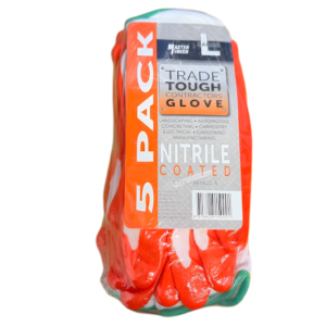 Master Finish nitrile coated gloves 5 pack