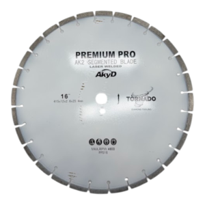 Premium Pro AK2 Laser Welded Segmented Diamond Blade 16 Inch (415mm)