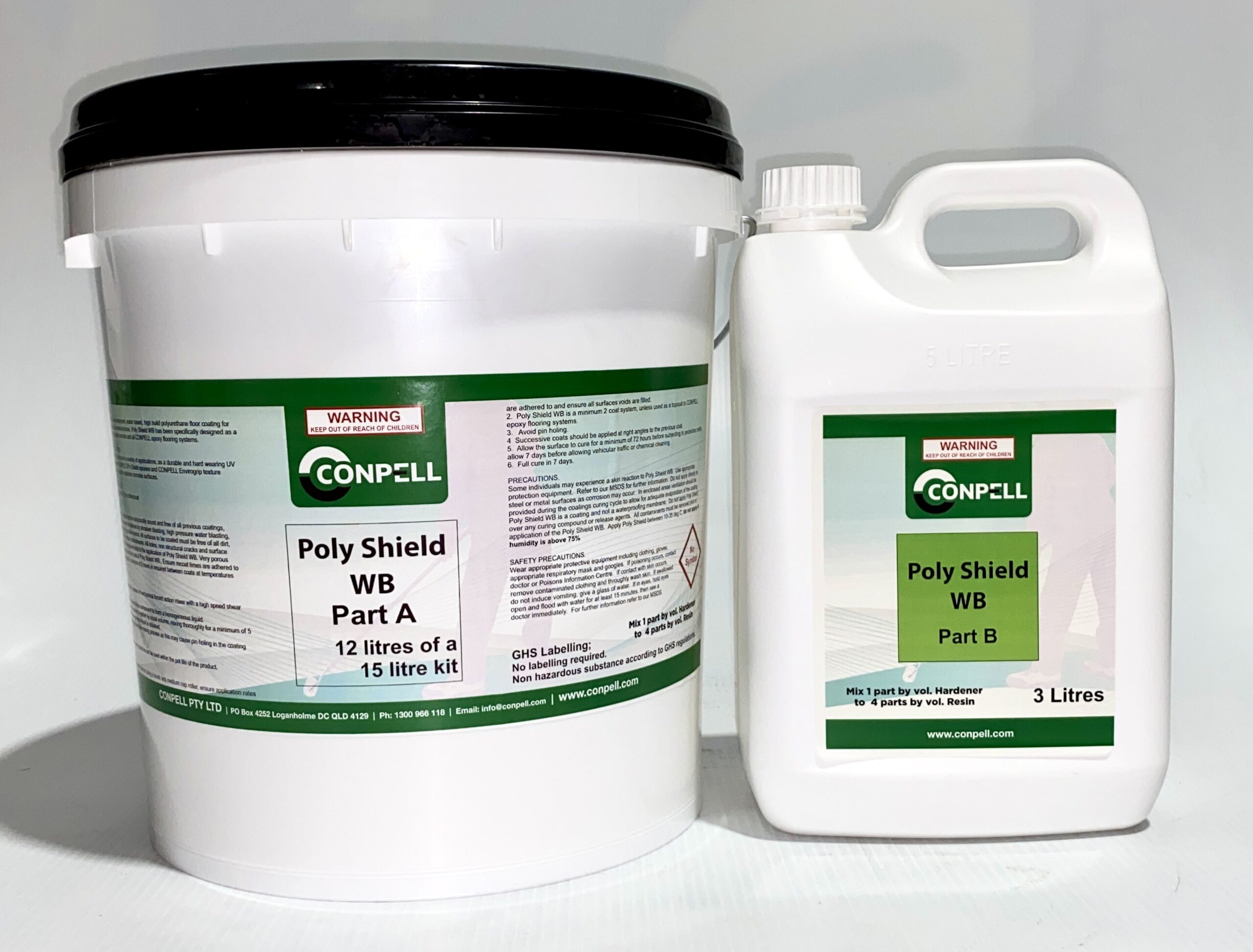 Conpell PolyShield WB polyurethane kit