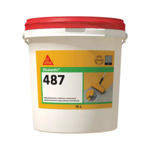 Sikalastic 487 Elastomeric PU Waterproofing Membrane - 15ltr Grey